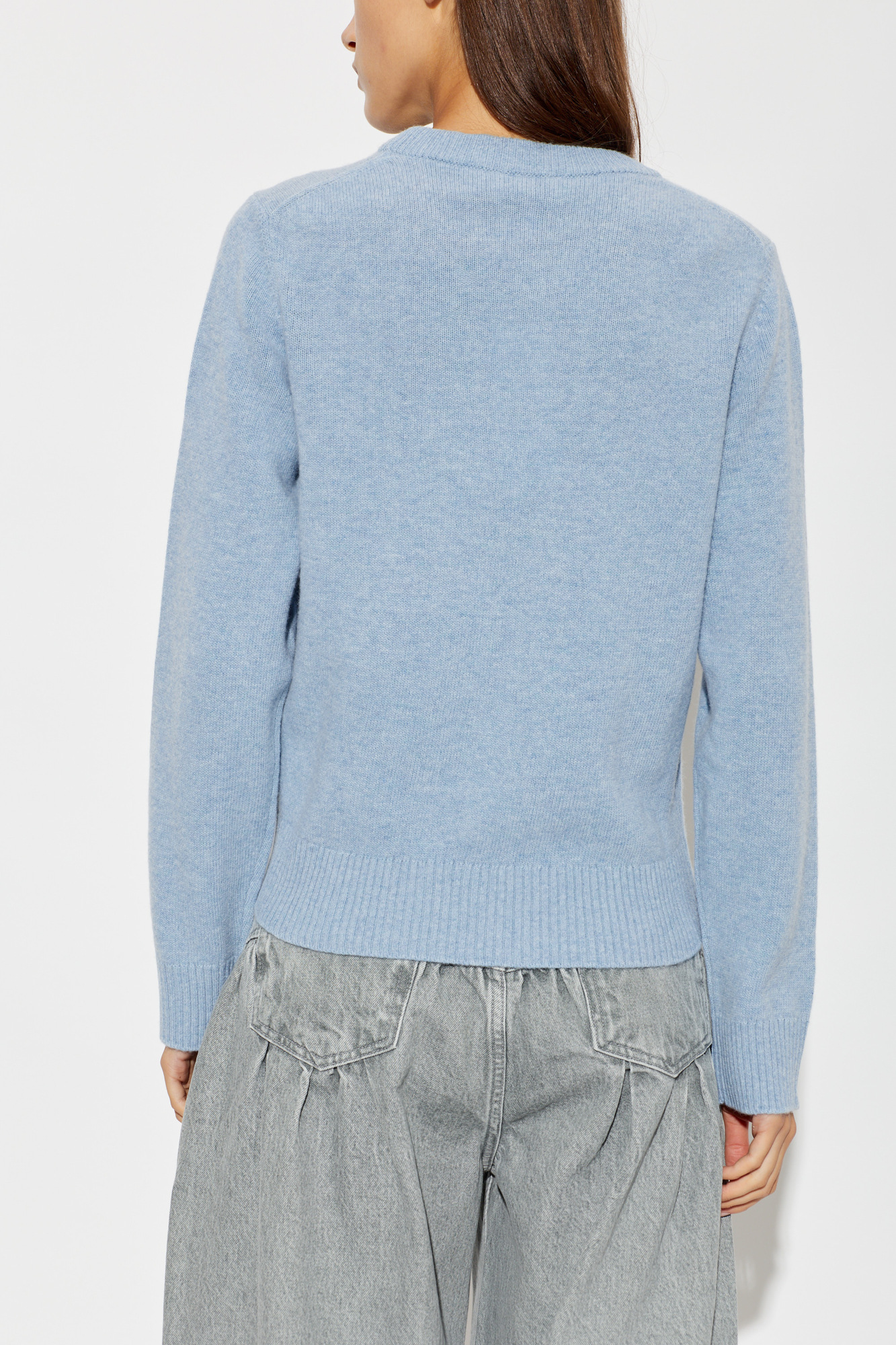 Ganni Sweater with colorful pattern and logo | Women's | Vitkac